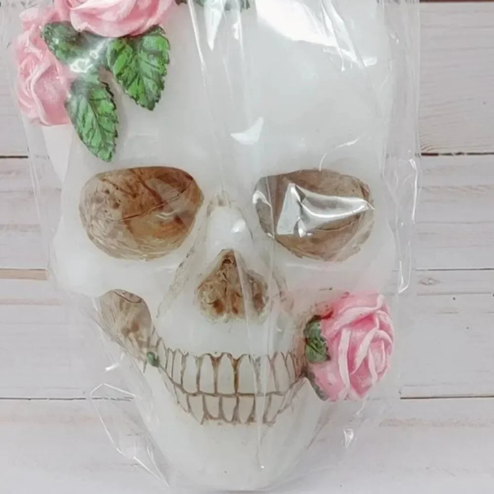 Sugar Skull Candle by Mortar & Bone